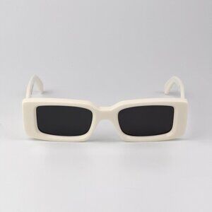 Off-White ARTHUR Sunglasses – White Square Frame | Model OERI127 0107